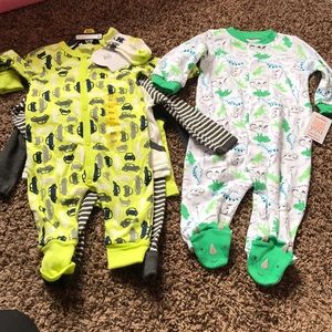 5 piece 6m set and a dinosaur sleeper